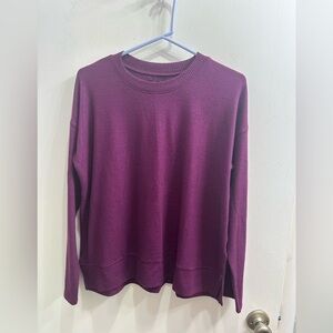New Lucky Brand Rich Purple Knit Top